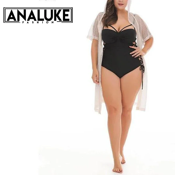 Knee - length cover ups for a versatile and practical beachwear optionBig Size Short-sleeve Cardigan