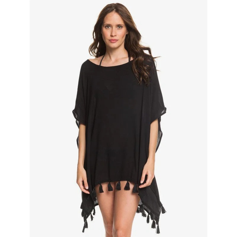 Tunic - style cover ups for a loose and comfortable beach outfitRoxy Make Your Soul Poncho