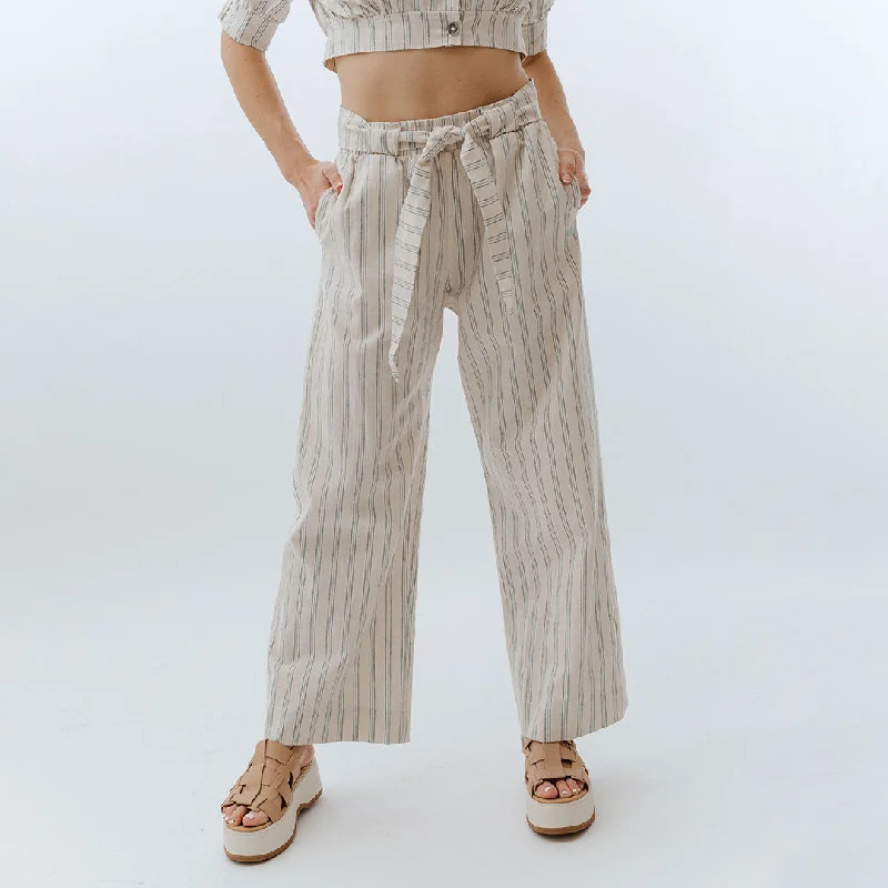 Denim skirts with embroidery Belted Cabana Pants, High Seas