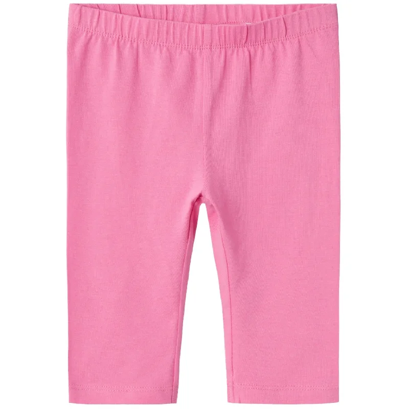 Women's Fleece - Lined Tight Trousers in Dark Blue for Warmth in Cold WeatherName It Pink Power Vivian Capri Leggings