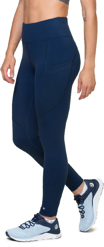 Plus Size Women's Sheer Tight Trousers in Nude for a Subtle and Stylish StatementRonhill Tech Womens Long Running Tights - Navy