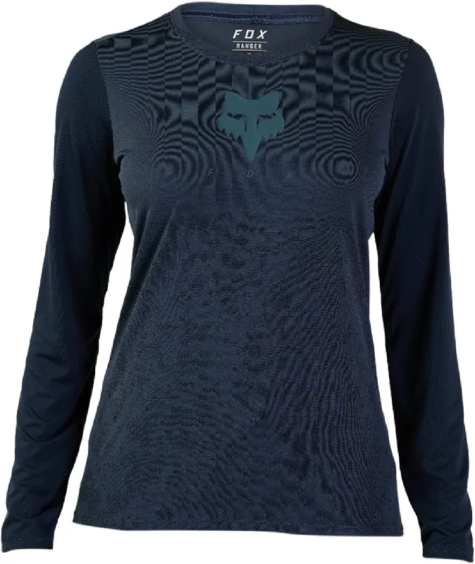 Fox Racing Ranger Tru Dri Long Sleeve MTB Jersey - Womens - Midnight