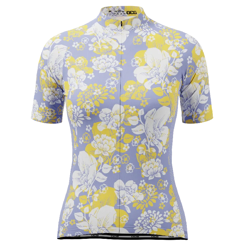 Women's Hawaii Florals Short Sleeve Cycling Jersey