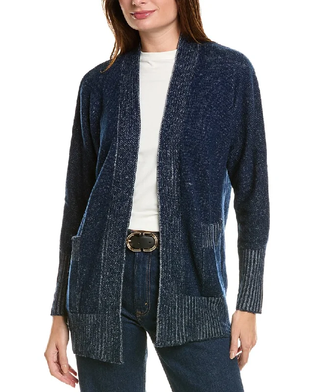 button down women cardigan with vintage buttonsForte Cashmere Plaited Wool & Cashmere-Blend Cardigan