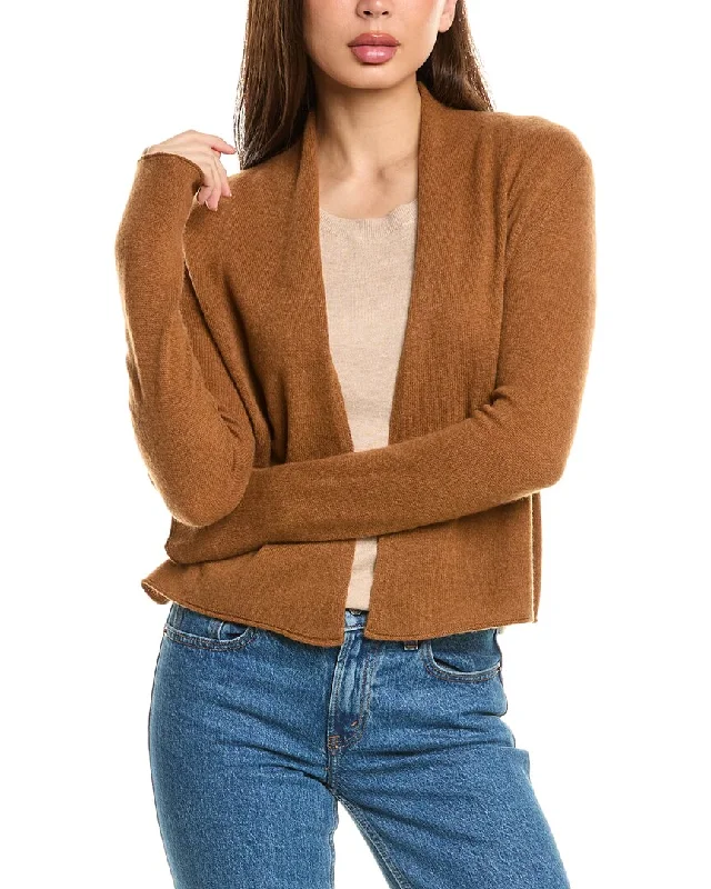 cropped women cardigan to pair with high - waisted jeansInCashmere Cashmere Cardigan