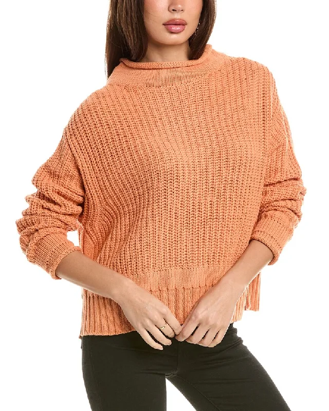 Women's Cable - Knit Sweater Dress in Brown for a Stylish and Comfortable One - Piece OptionMaronie Dropped-Shoulder Sweater