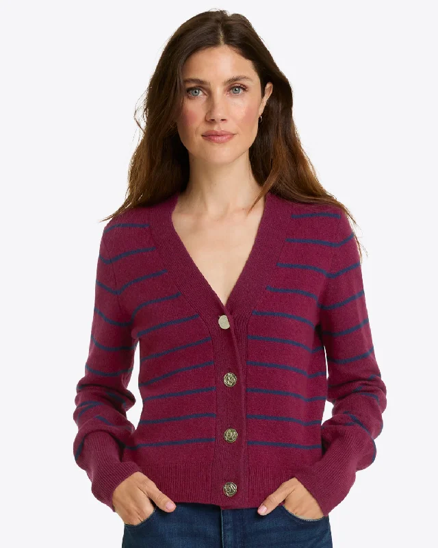 plus size women cardigan for comfortable layeringVarsity Cardigan