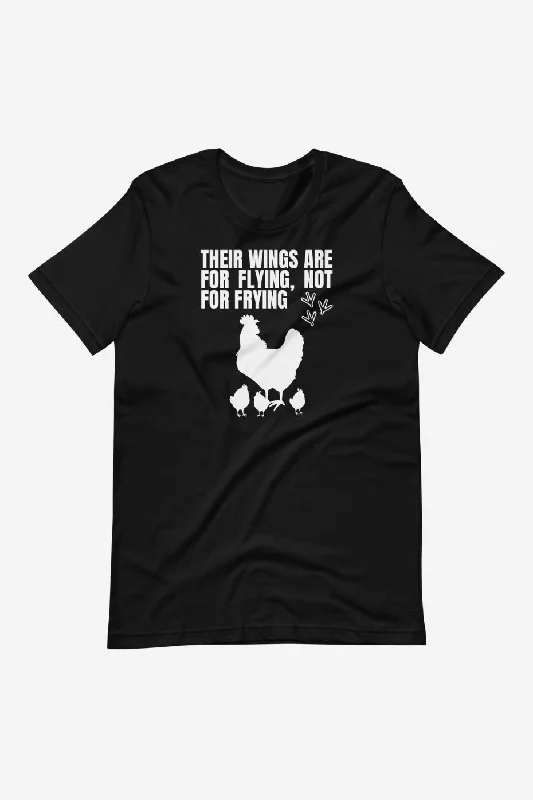 Sequined Women T Shirt for a Sparkly Night OutWings Are For Flying Unisex t-shirt