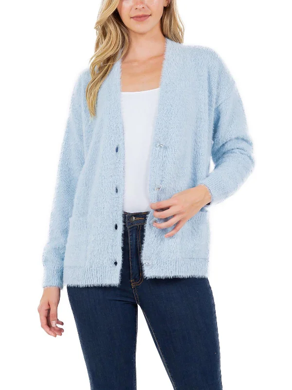 color block women cardigan with bold huesWomens Jewel Buttons Cardigan Cardigan Sweater