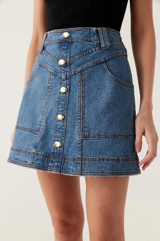 Belmond Denim Mini Skirt