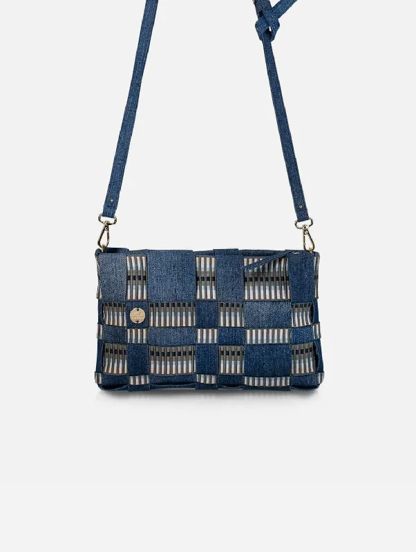 Uma Denim Crossbody Bag | Blue