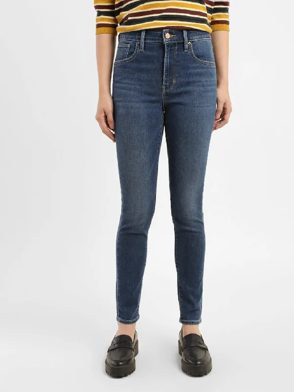 High - rise flare women jeans for a 70s - inspired lookWomen's High Rise 721 Skinny Fit Jeans