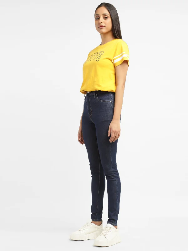 Colored women jeans in vibrant hues like red and yellowWomen's High Rise Skinny Fit Jeans