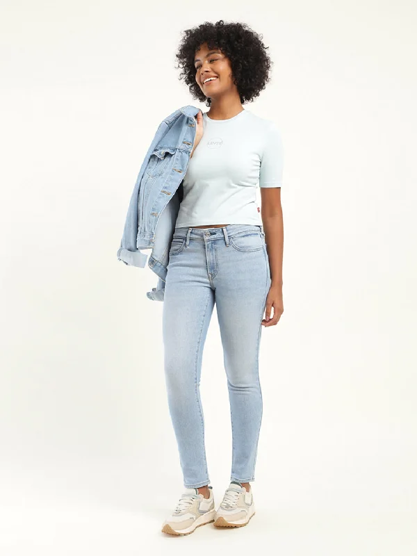 High - rise flare women jeans for a 70s - inspired lookWomen's Mid Rise 711 Skinny Fit Jeans