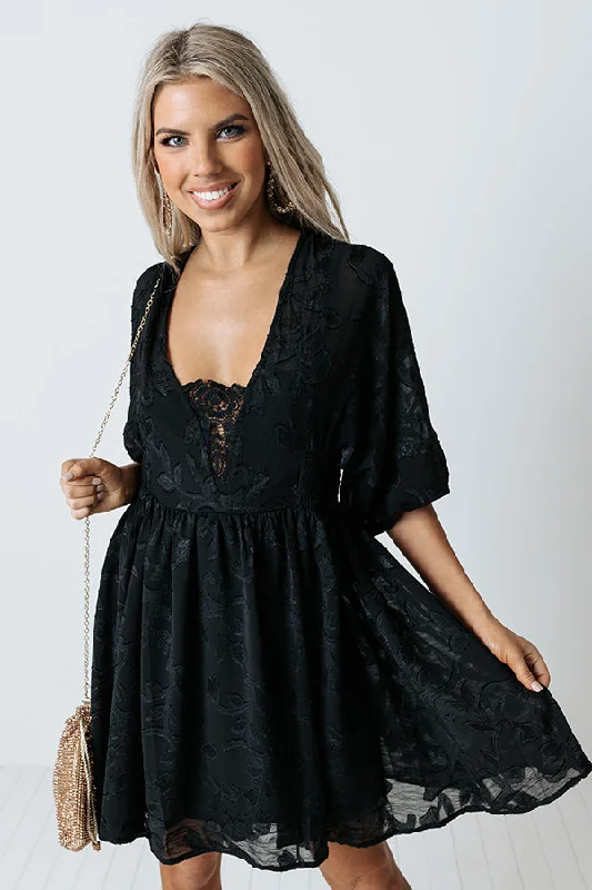 Ball Gown Women Dress with a Full Skirt for a Princess - like LookConfidence On Speed Dial Dress In Black