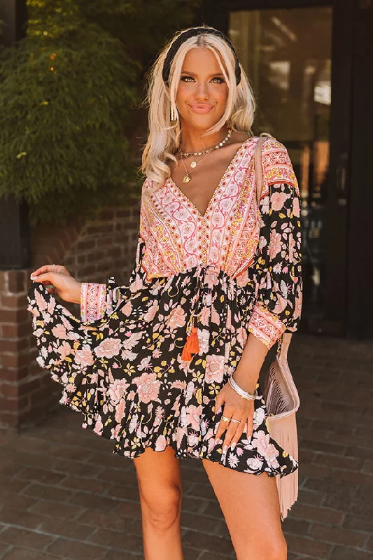 Ruffled Women Dress with Multiple Layers for a Playful and Girly StyleSurprise Trip Floral Dress