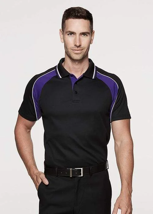 Geo - print polo shirt for a contemporary styleAussie Pacific Panorama Men's Polo Shirt 1309