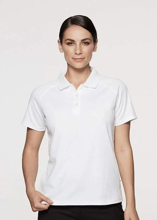 Dry - clean only polo shirt in luxurious silk blendAussie Pacific Ladies Keira Polo Shirt 2306