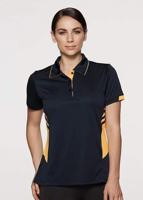 Two - tone polo shirt for a modern and stylish appearanceAussie Pacific Ladies Tasman Polo Shirt 2311