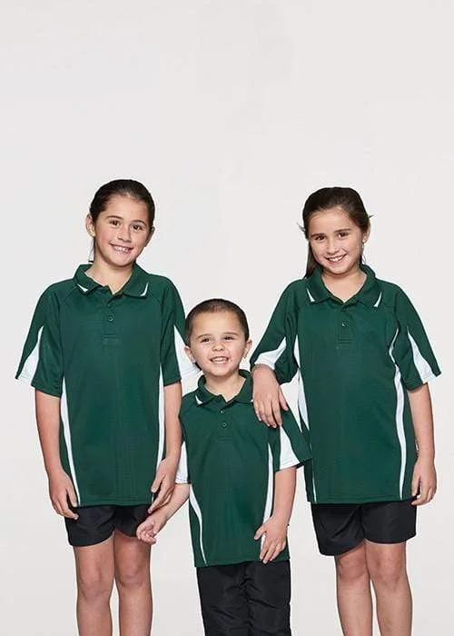 Polo shirt with a hidden pocket for small essentialsAussie Pacific Eureka Kids Polo Shirt 3304