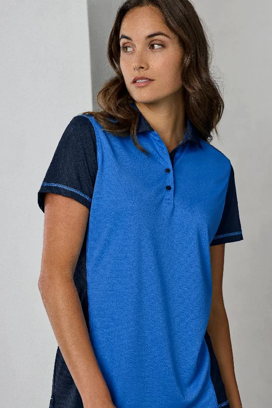 Organic cotton polo shirt for eco - friendly consumersBiz Collection Womens Dart Contrast Polo Shirt P419LS