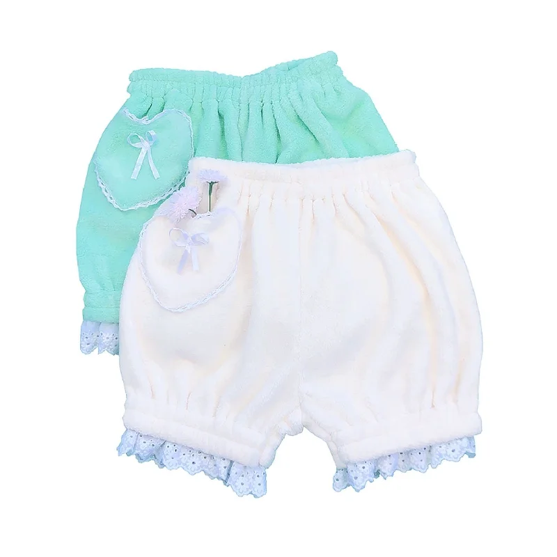 Cropped - length skirt for a trendy and youthful lookLace Trim Bloomers