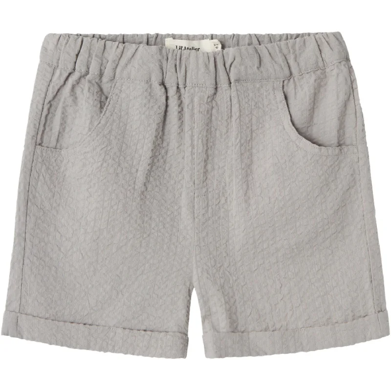 Leather Look Women Shorts for an Edgy and Chic StyleLil'Atelier Limestone Homan Loose Shorts