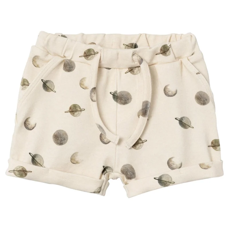 Cuffed Women Shorts for a Laid - Back and Trendy LookLil'Atelier Turtledove Geo Loose Shorts