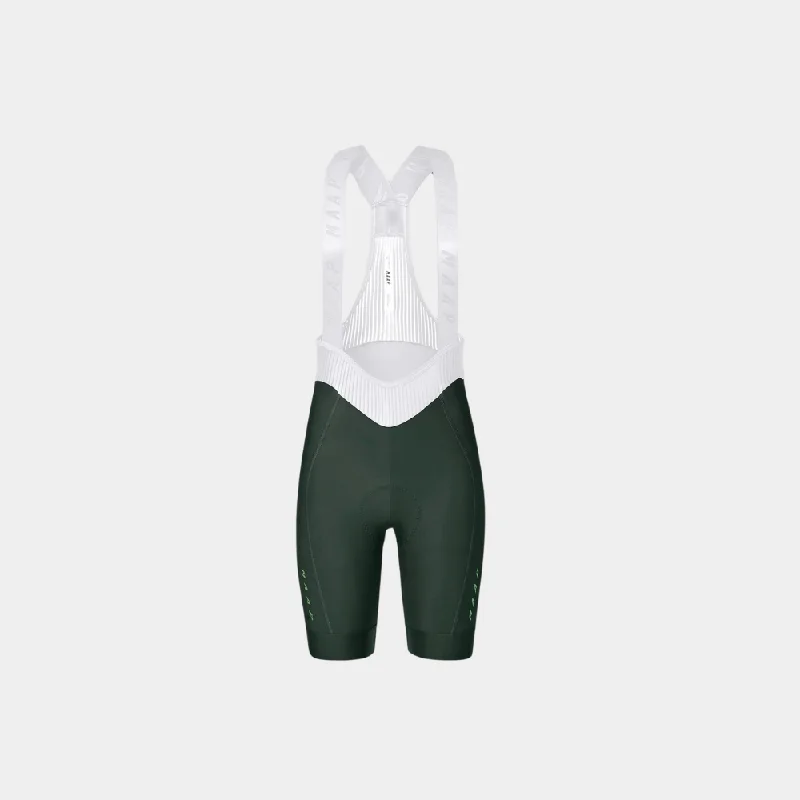 Bermuda Women Shorts for a Classic and Sophisticated LookMAAP Women's LPW Team Bib Evo - Forest