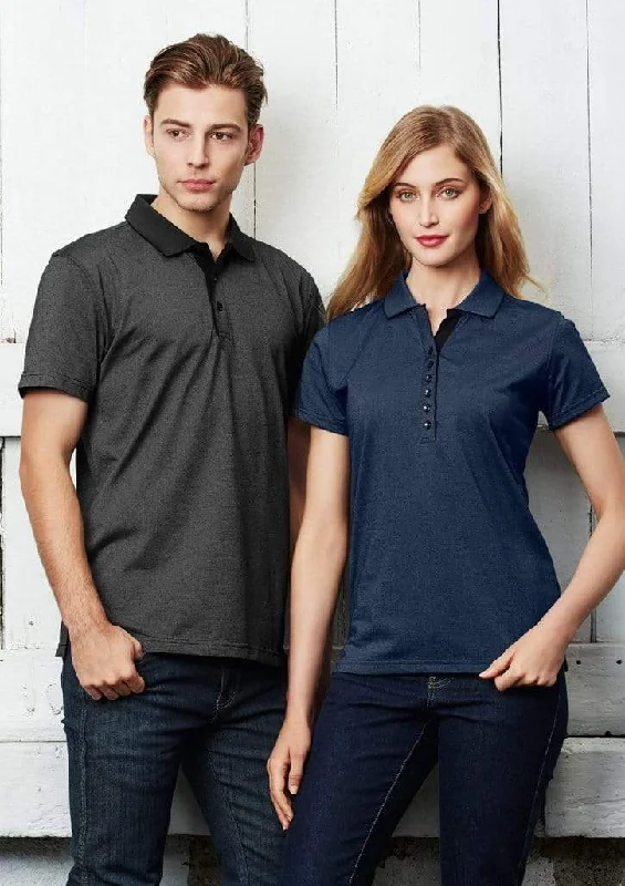 Two - tone polo shirt for a modern and stylish appearanceBiz Collection Men’s Shadow Polo P501MS