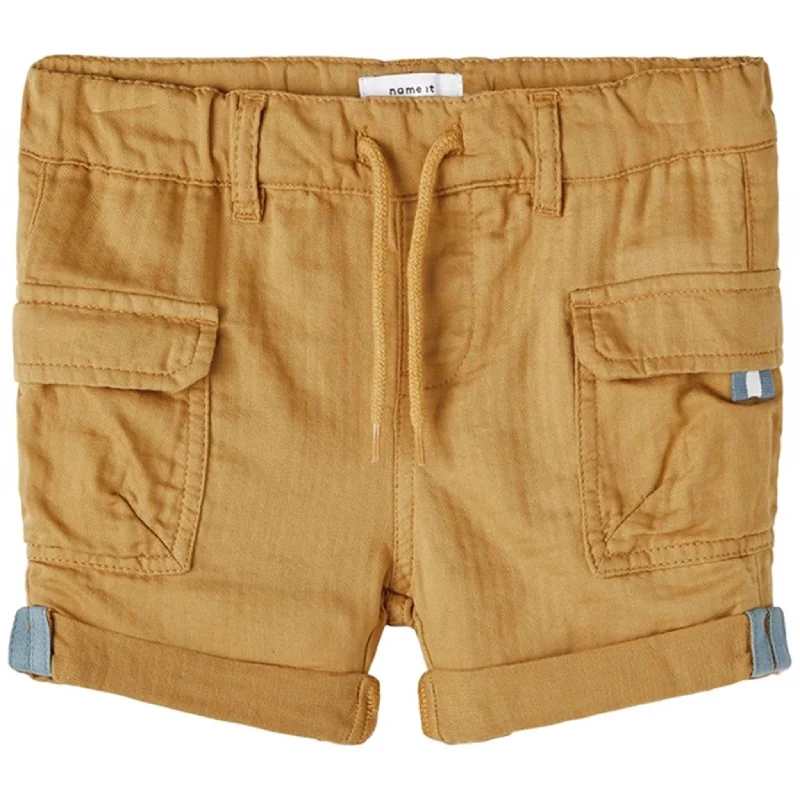 Solid Color Women Shorts in Bright Hues for a Bold StatementName it Bistre Ben Jog Twill Shorts