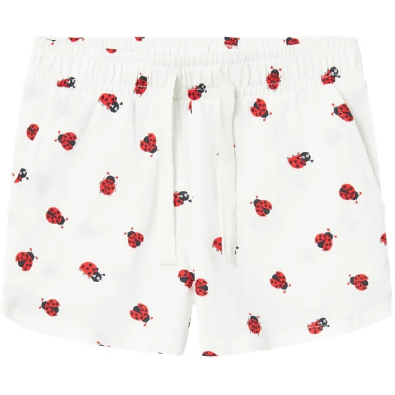 Bermuda Women Shorts for a Classic and Sophisticated LookName It Bright White Ladybugs Vigga Shorts Noos