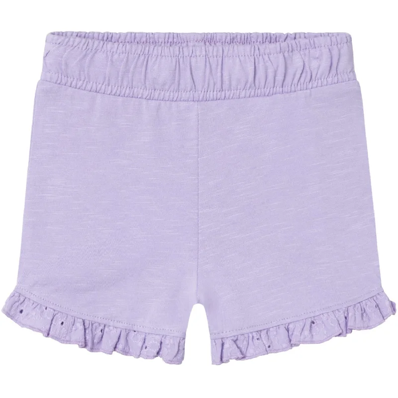 Solid Color Women Shorts in Bright Hues for a Bold StatementName It Purple Rose Jamilla Shorts