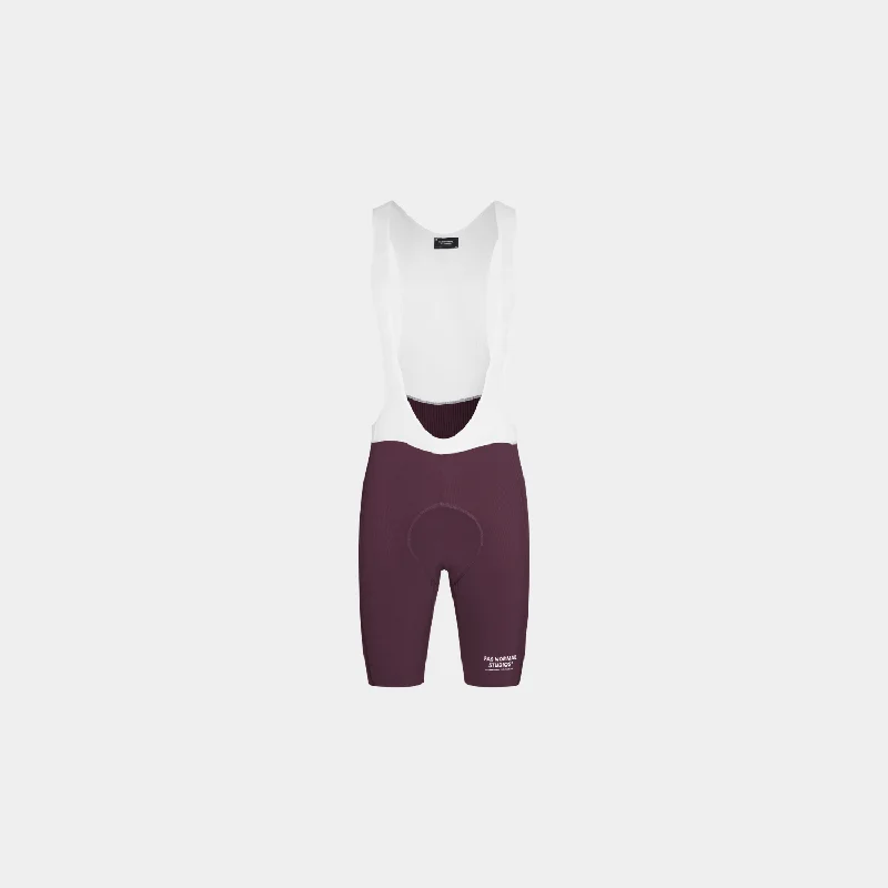 Twill Women Shorts with a Smooth Texture and DurabilityPas Normal Studios Solitude Bibs - Burgundy