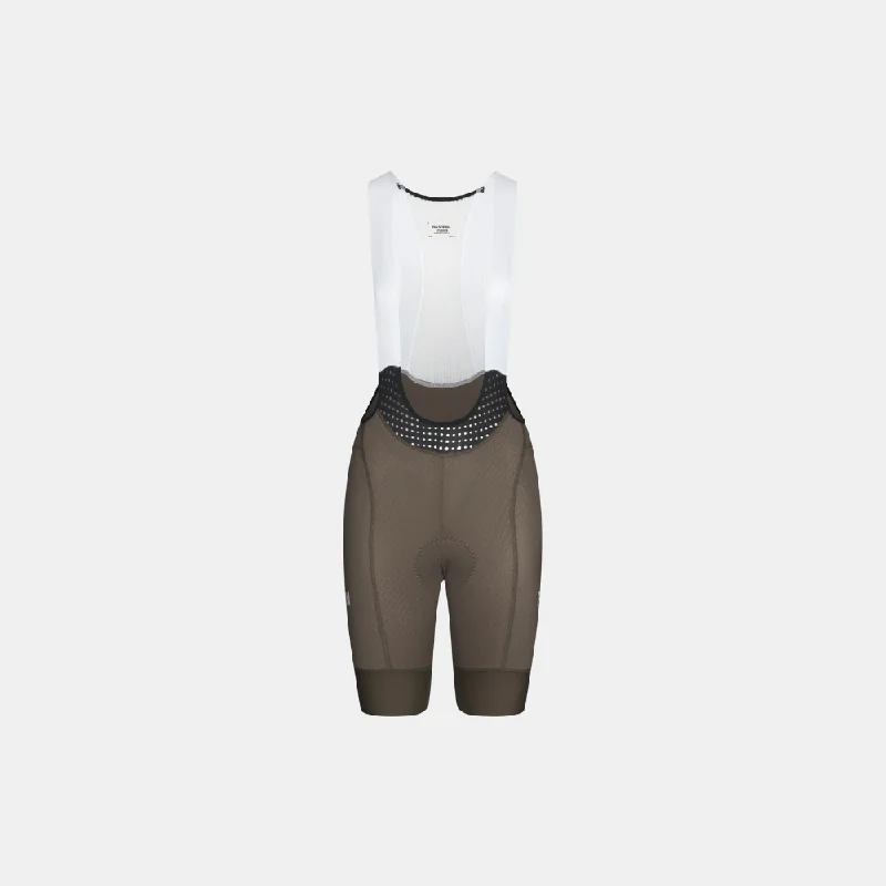 Embroidered Women Shorts with Intricate DesignsPas Normal Studios Women's Mechanism Bib Short - Brown