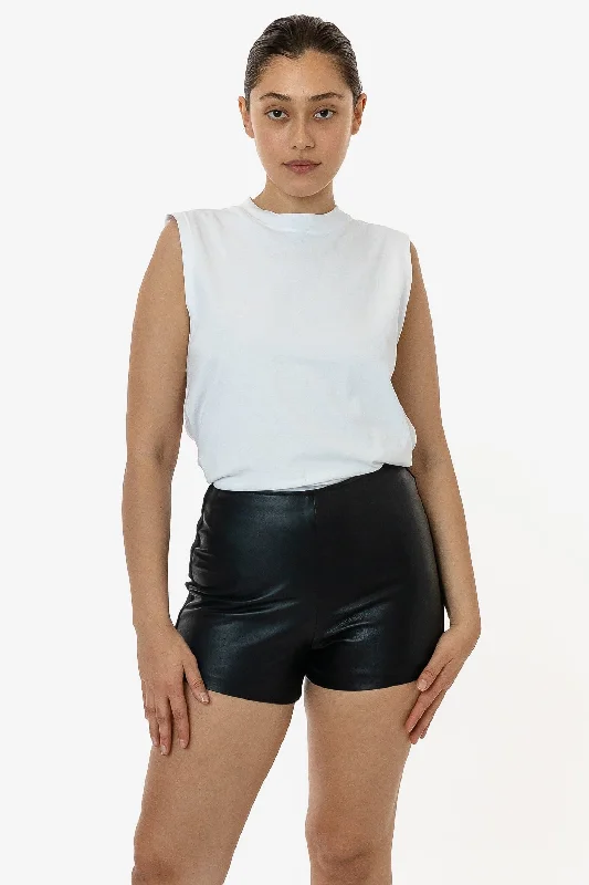 Bermuda Women Shorts for a Classic and Sophisticated LookRLH747 - 2 Tone Leather Ottoman Short