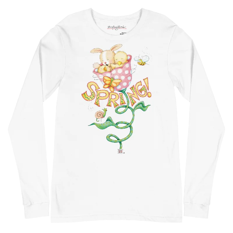 Spring Tulip Unisex Long Sleeve Shirt