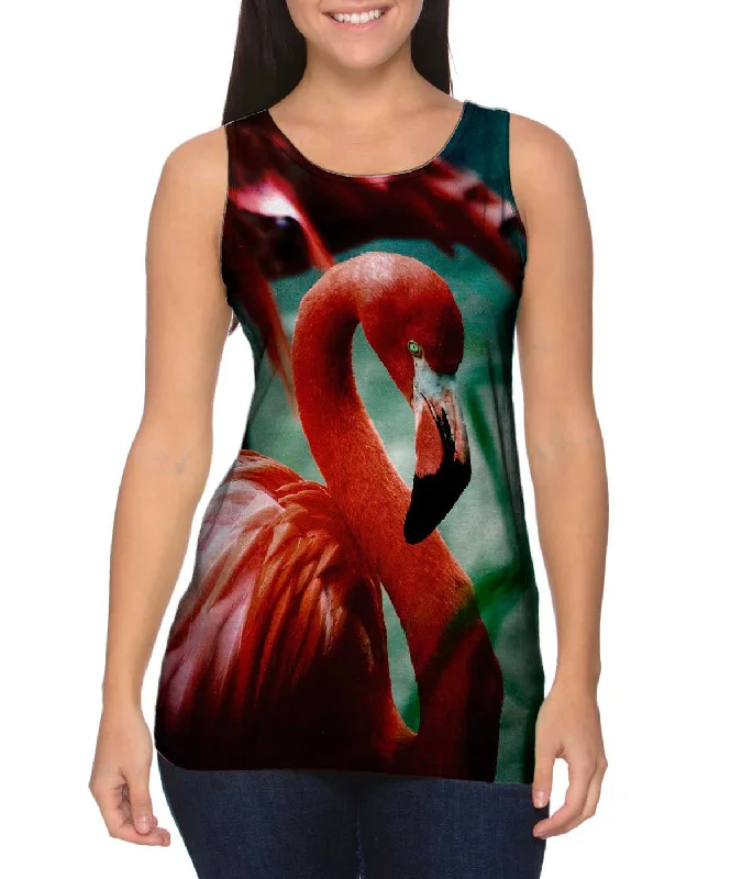 Women's Spaghetti Strap Tank Tops with Geometric PatternsSweet Flamingo