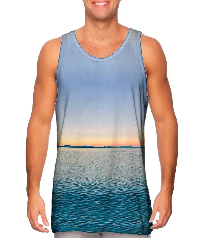 Women's Longline Tank Tops with Abstract PrintsSweet Sunrise