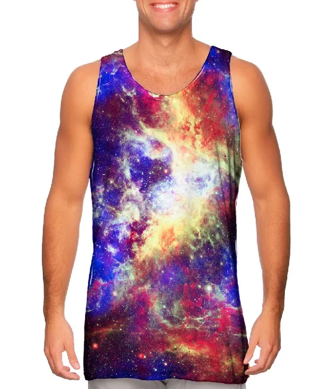 Women's Spaghetti Strap Tank Tops with Geometric PatternsTarantula Space Nebula