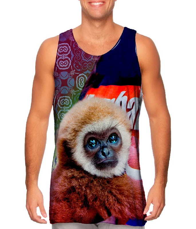 Women's Cropped Tank Tops with Vintage Band LogosThai Baby Monkey