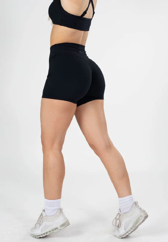 Twill Women Shorts with a Smooth Texture and DurabilityUltraLux Curve Contour Sculptseam™ Short Black