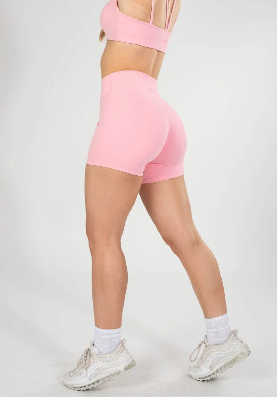 High - Waisted Women Shorts for a Retro and Flattering LookUltraLux Curve Contour Sculptseam™ Short Cotton Candy