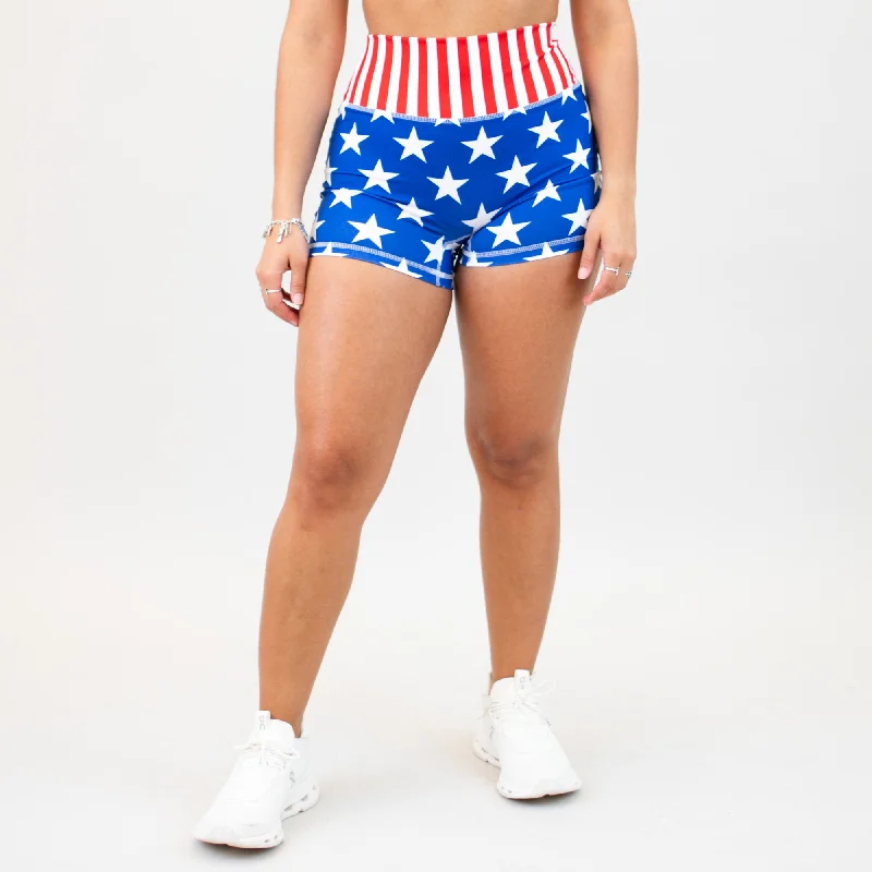 Cuffed Women Shorts for a Laid - Back and Trendy LookAscend Short 3.25" - No Front Seam - Higher Rise