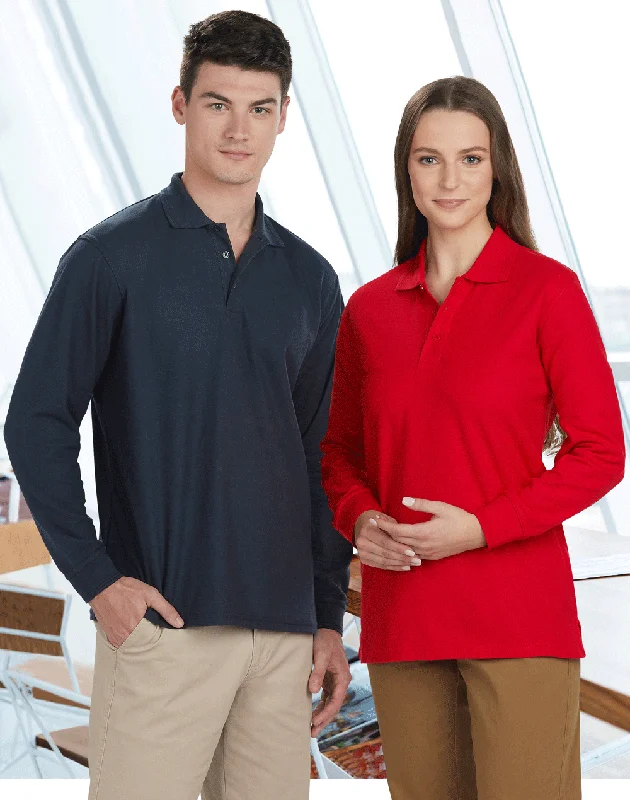 Metallic - trimmed polo shirt for a glamorous lookWinning Spirit Traditional Poly/Cotton Unisex Polo Shirt PS12