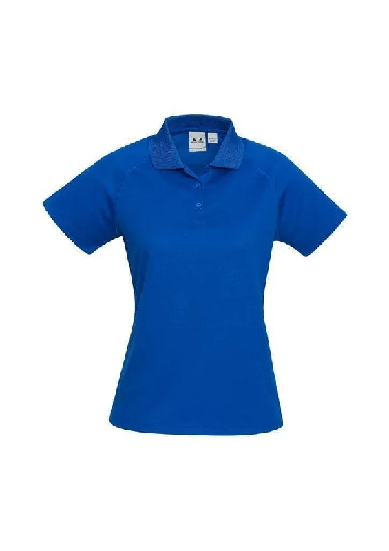 Solid color performance fabric polo shirt for sports activitiesBiz Collection Women’s Sprint Polo P300LS