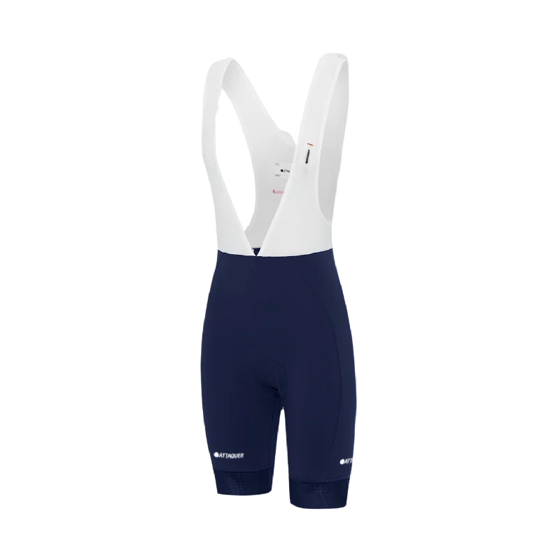 Cuffed Women Shorts for a Laid - Back and Trendy LookAttaquer Womens A-Line Bib Shorts - Navy