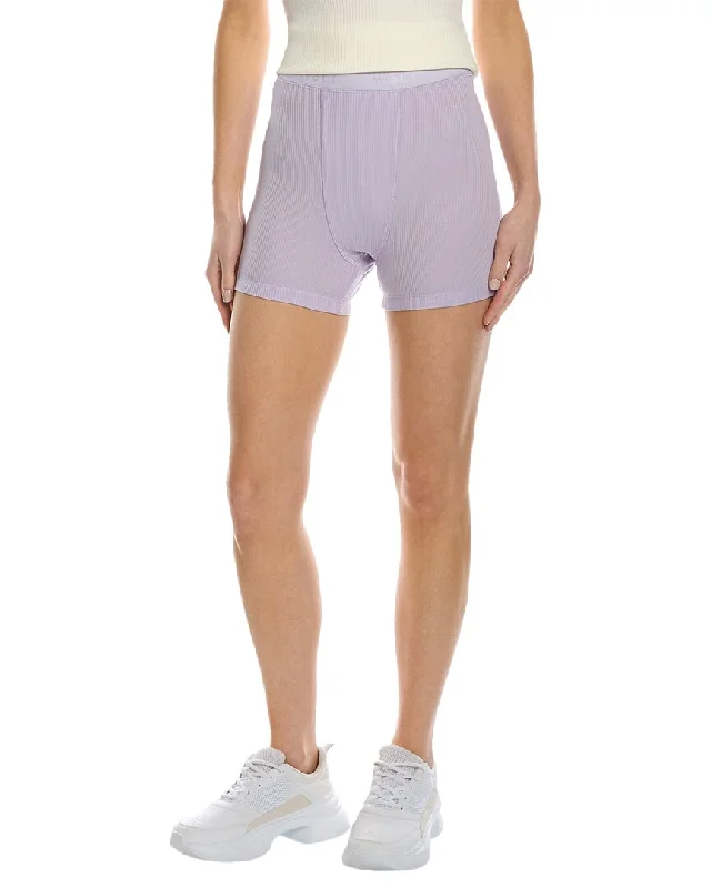 Jeanette Women Shorts with a Soft and Comfortable FeelWSLY Sutton Ribbed Boy Short