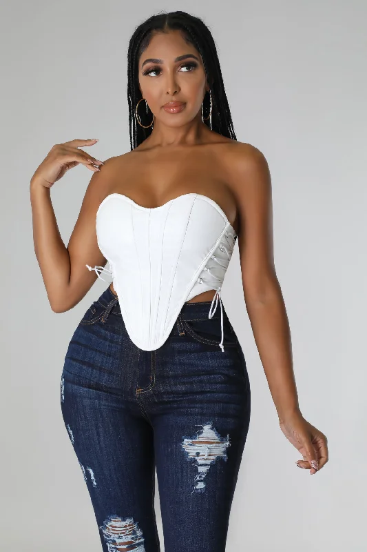 Sleeveless Bodysuits for a Cool and Casual Summer LookSpicy Hottie Corset Top